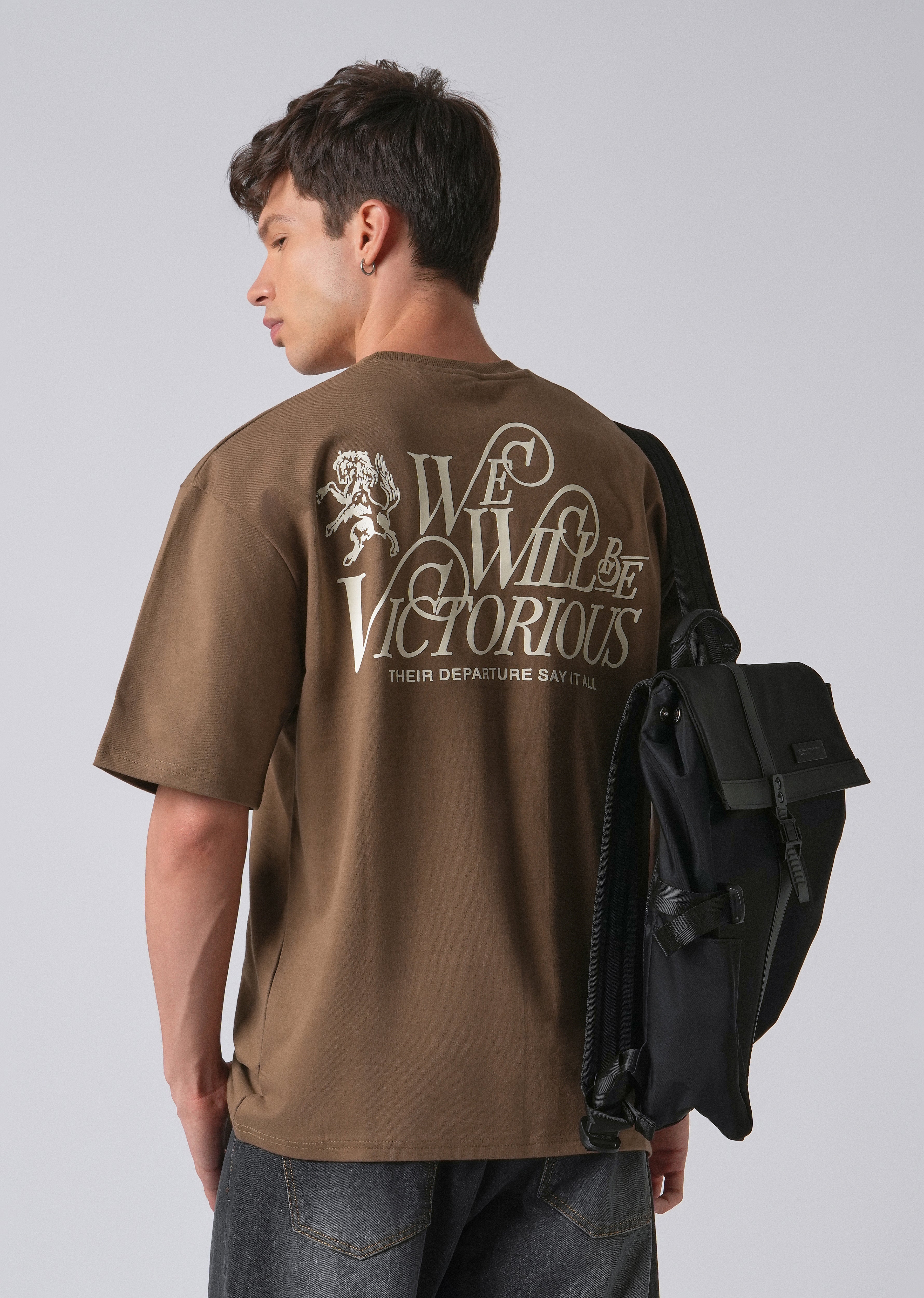 Brown Oversized T-shirt