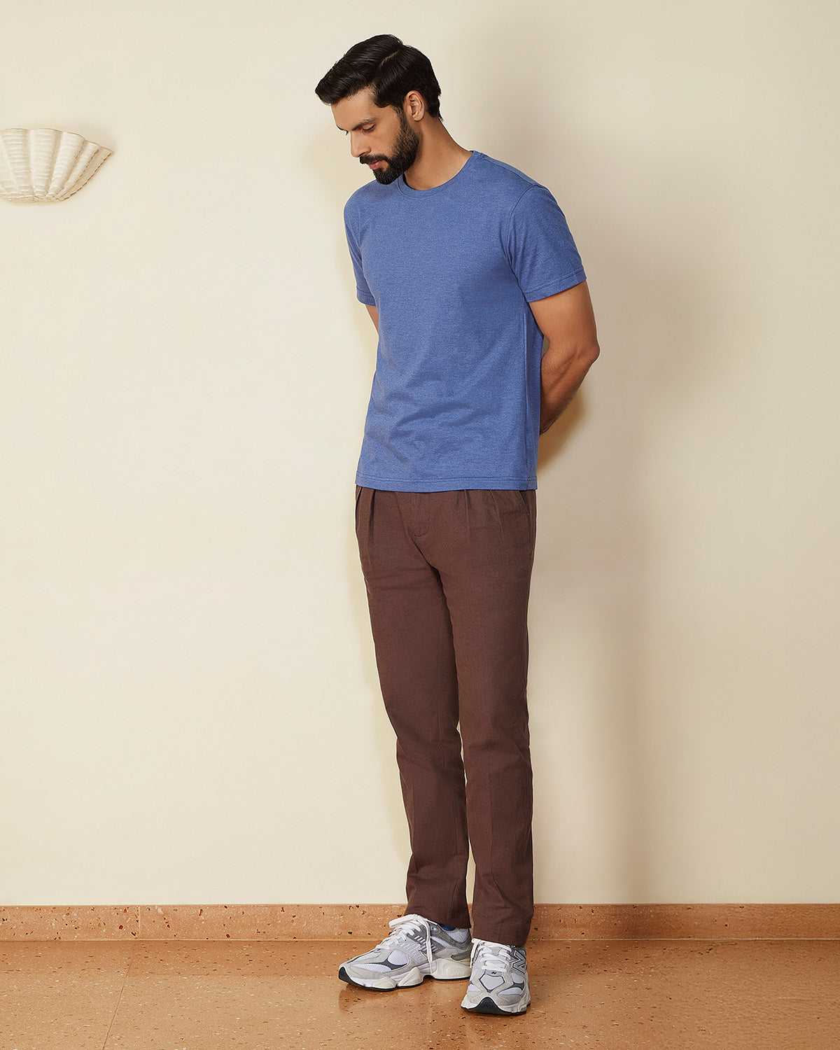 Cityof Melange T-shirt - Mid Blue