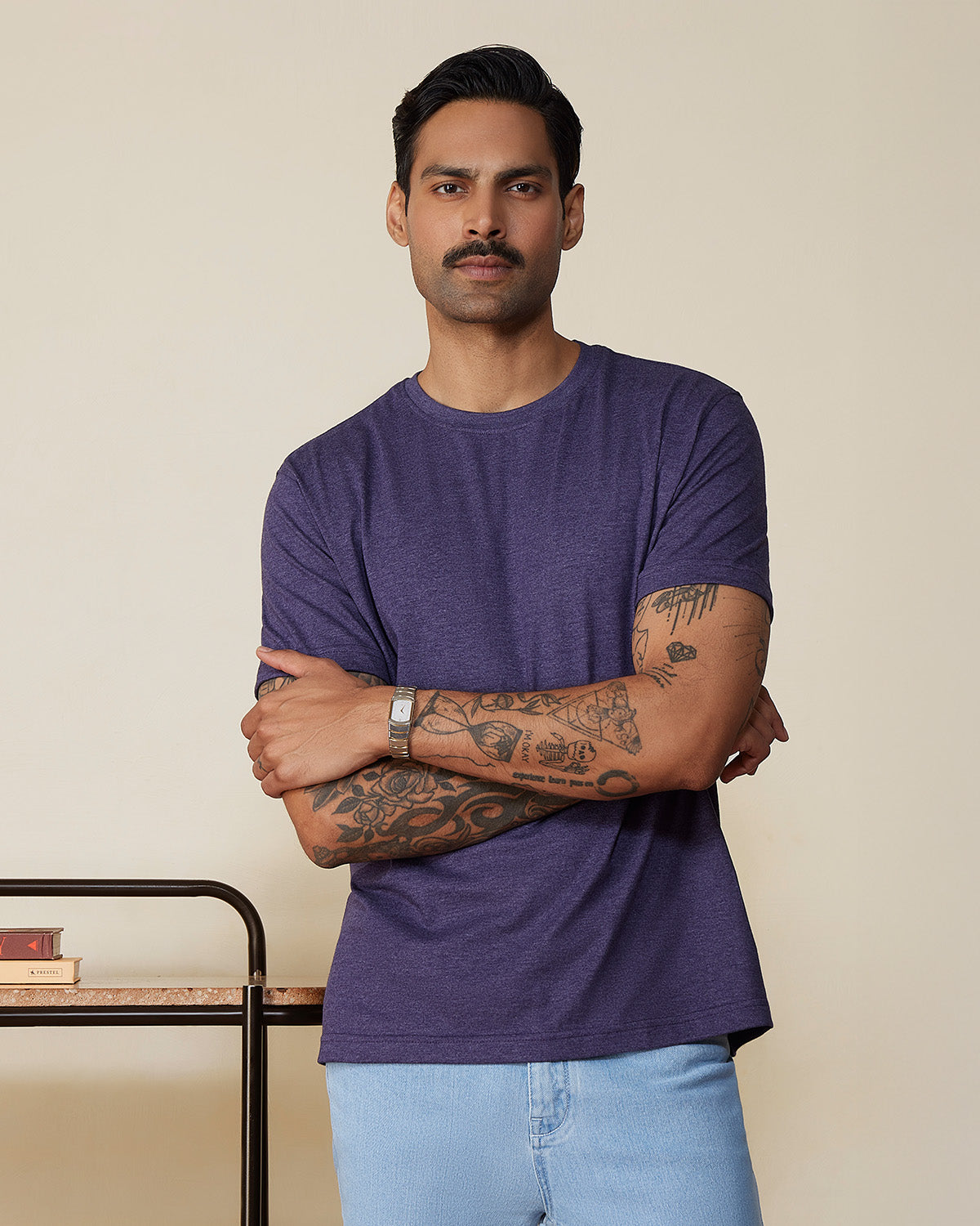 Cityof Melange T-shirt - Purple