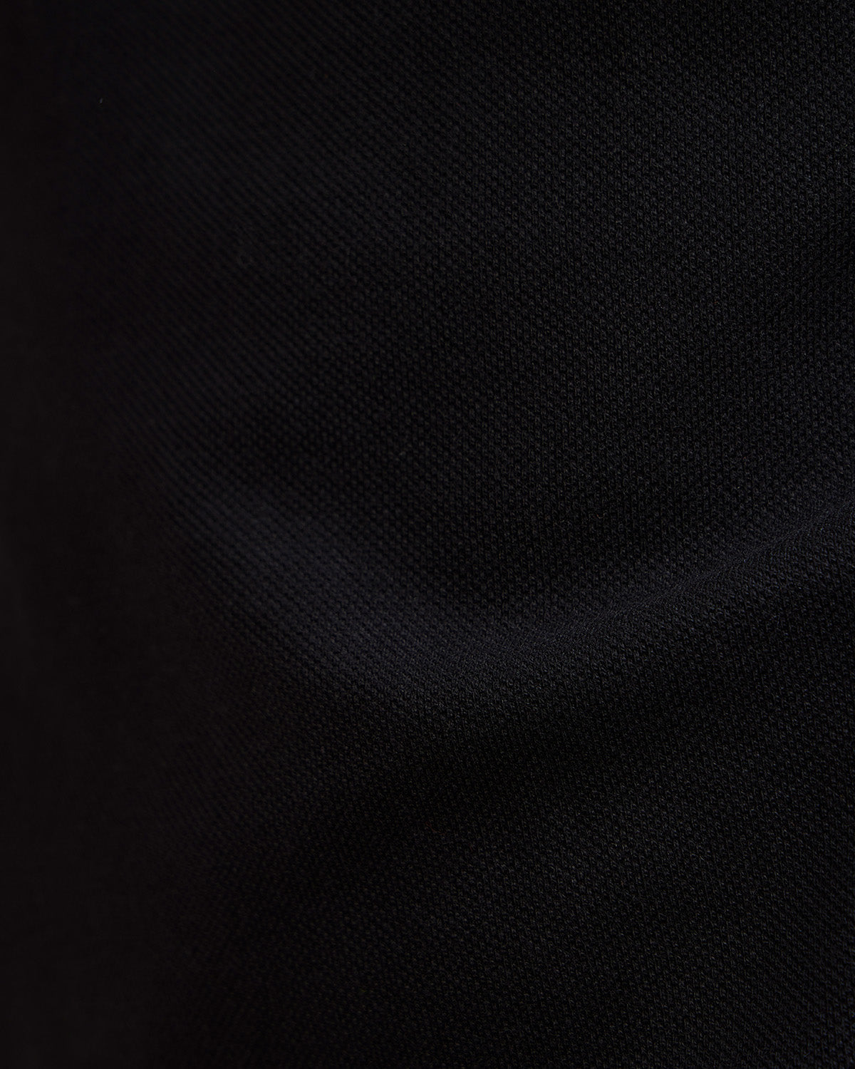 Signature Classic Button Polo T-Shirt - Black